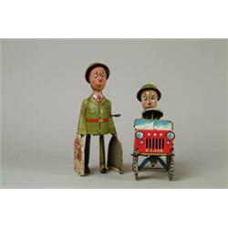 LOT OF 2 G.I. JOE TIN W/UPS.