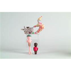 LOT OF 3 CELLULOID TOYS.