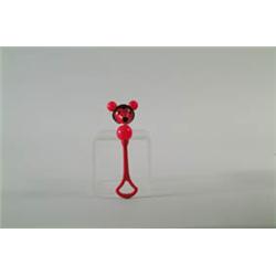 CELLULOID MICKEY MOUSE RATTLE.