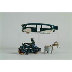 LOT OF 3 CAST IRON TOYS.