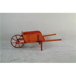 CHILD'S WOODEN WHEELBARROW. 