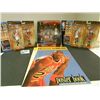 Image 1 : Michael Jordan Poster Book and Collectible Figures.