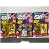 Image 1 : (3) 1993 Star Wars Bend ems with Topps Trading Cards