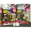 Image 3 : (4) 1993 Star Wars Bend ems wit Topps Trading Cards