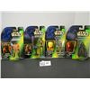 Image 1 : (4) Star Wars (Power Of The Force) Figures