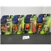 Image 1 : (4) Star Wars (Power Of The Force) Figures