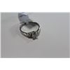 Image 4 : LADIES 14KT WHITE GOLD  DIAMOND SET ENGAGEMENT OR DRESS RING.  4 CLAW CENTER WITH 1