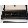 Image 2 : LOUIS VUITTON CARGO STYLE EXOTIC ALLIGATOR LEATHER & YELLOW GOLD PLATED FOUNTAIN PEN.  SURFACE