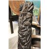 Image 3 : MAKONDE EBONY "TREE OF LIFE" CARVING 40" HIGH. CARVED DIRECTLY FROM THE EBONY WOOD TREE IN