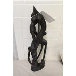 MAKONDE (TANZANIA) CARVED EBONY 24" HIGH