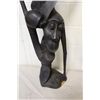 Image 2 : MAKONDE (TANZANIA) CARVED EBONY 32" HIGH