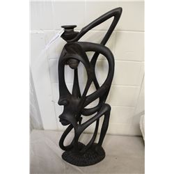 MAKONDE (TANZANIA) CARVED EBONY 22" HIGH