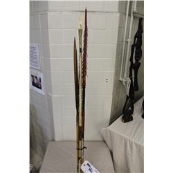 LOT OF 5 AUTHENTIC PAPAU NEW GUINEA SPEARS
