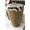 Image 2 : ZEBRA SKIN DRUM 30" HIGH AND 18" WIDE