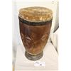 Image 1 : NAMIBIA ANIMAL SKIN DRUM 24" HIGH AND 14" WIDE