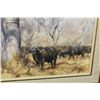 Image 2 : YVAN DUSHMANITCH, "CAPE BUFFALO" OIL ON CANVAS, SIGNED LOWER LEFT 36" W X 24" H