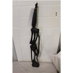 MAKONDE (TANZANIA) CARVED EBONY 30" HIGH