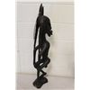 Image 2 : MAKONDE (TANZANIA) CARVED EBONY 20" HIGH