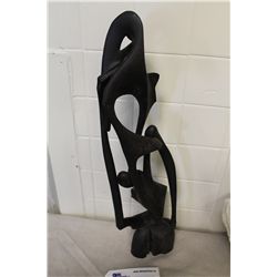 MAKONDE (TANZANIA) CARVED EBONY 24" HIGH