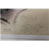 Image 2 : GUY COHELEACH, "SIBERIAN TIGER" FRAMED PRINT WITH PERSONAL INSCRIPTION ON FRONT " TO ERIC AND VIVA,