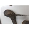 Image 2 : ANTIQUE WOODEN HANDLE METAL AXE 19" LONG