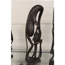 MAKONDE (TANZANIA) CARVED EBONY 22  HIGH