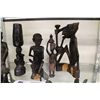 Image 3 : LOT OF 6 MAKONDE (TANZANIA) CARVED EBONY SCULPTURES 6"-10" HIGH