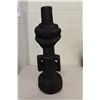 Image 4 : RARE LUBA (CONGO) FEMALE FERTILITY IDOL FOR MEN, ORIGINALLY FROM WEST AFRICA. 19" HIGH.