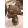 Image 2 : AFRICAN VERDITE CARVED BUST 10" TALL