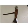 Image 1 : PAPAU NEW GUINEA STONE AXE WITH WOVEN SHAFT 20" LONG AND 23" WIDE