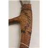 Image 2 : PAPAU NEW GUINEA STONE AXE WITH WOVEN SHAFT 20" LONG AND 23" WIDE