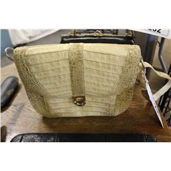 CROCODILE SKIN HAND BAG