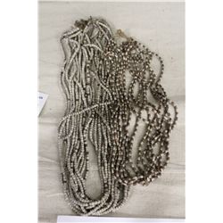 2 OSTRICH SHELL BUSHMAN NECKLACES