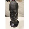 Image 2 : EBONY BUST OF A WOMAN 9" HIGH