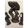 Image 2 : LOT OF 3 MAKONDE (TANZANIA) EBONY CARVINGS