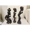 Image 2 : LOT OF 3 MAKONDE (TANZANIA) EBONY CARVINGS