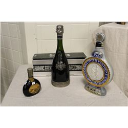 ONE BOTTLE OF BRUT RESERVA HEREDAD, ONE BOTTLE OF 1970 KENTUCKY COLONELS WHISKEY AND  6OZ BOTTLE OF