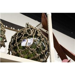 ANTIQUE GLASS FISHING FLOAT