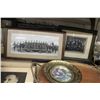 Image 2 : SHELF LOT OF ASSORTED ANTIQUE CLOCK, FRAMED PHOTOS AND MORE!