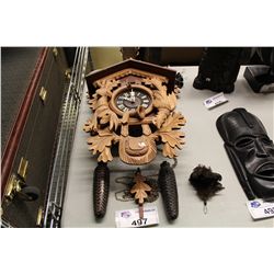 WOODEN, HANDMADE IN GERMANY, CUCKOO CLOCK