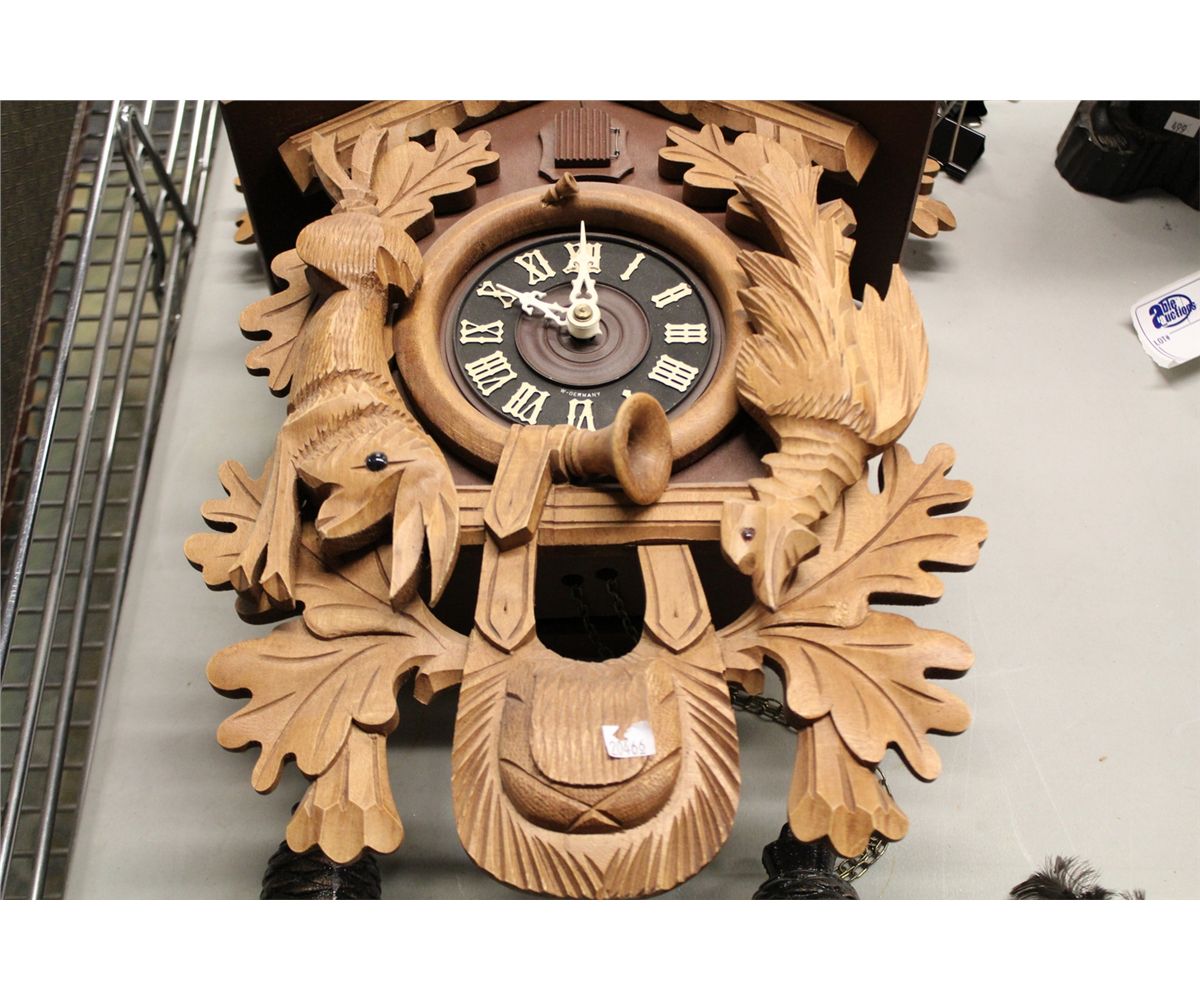 WOODEN, HANDMADE IN GERMANY, CUCKOO CLOCK