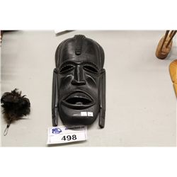 MASAI EBONY MASK 13" HIGH X 7 1/2" WIDE