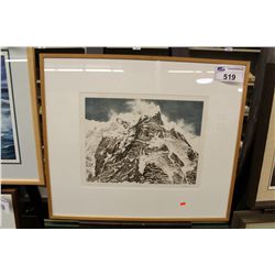 WESTERGAARD-  MOUNT'N ROCKIES  LIMITED EDITION FRAMED PRINT 6/15 SIGNED LOWER RIGHT