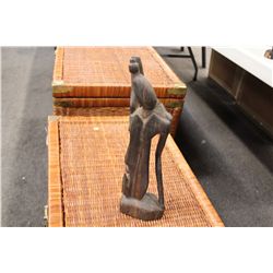 MAKONDE (TANZANIA) CARVED EBONY 15" HIGH