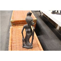 MAKONDE (TANZANIA) CARVED EBONY 17  HIGH