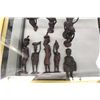 Image 2 : 16 AFRICAN CARVINGS 7-10" HIGH