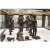 Image 3 : 16 AFRICAN CARVINGS 7-10" HIGH