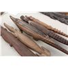 Image 2 : LOT OF 5 HAND CARVED WOODEN CROCODILES, ONE FROM NEPAL