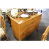 Image 1 : WOODEN SIDEBOARD 48" W X 18" D X 36" H (MATCHES LOT 586)