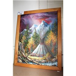 SKODA, OIL ON CANVAS,  TEPEE''